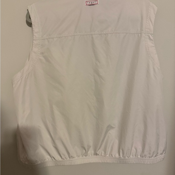 Lizgolf White Zip-Up Vest - Picture 8 of 8